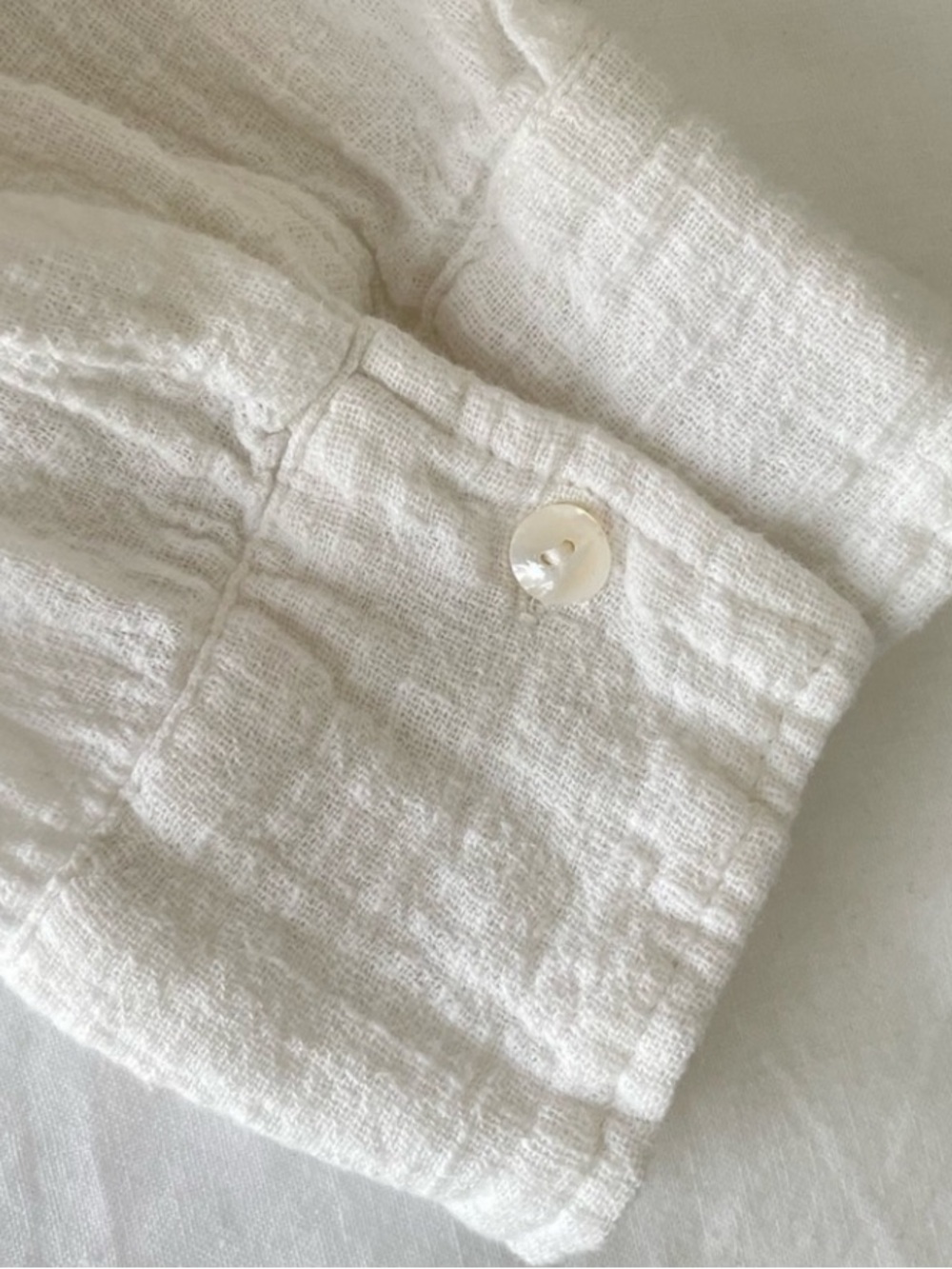 INDAH Beachy Cotton Gauze Button-up Shirt M/L - Picture 10 of 15